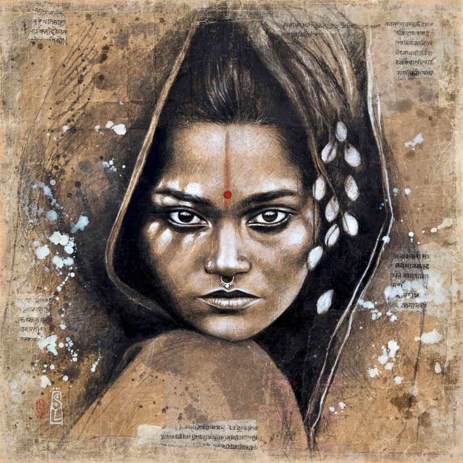 SHREE MAA KALI (120x120cm)
